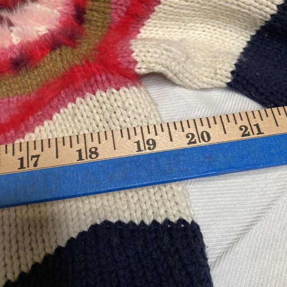 Anthropologie Field Flower Fair Isle Camellia Sweater Pullover Wool Blend XS - Picture 9 of 15